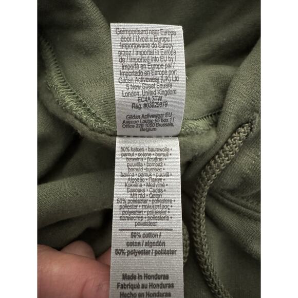 Dodgy Collective x Hopewell Tattoo Hoodie Collab - Olive Green - NWT - Size L - Picture 7 of 8